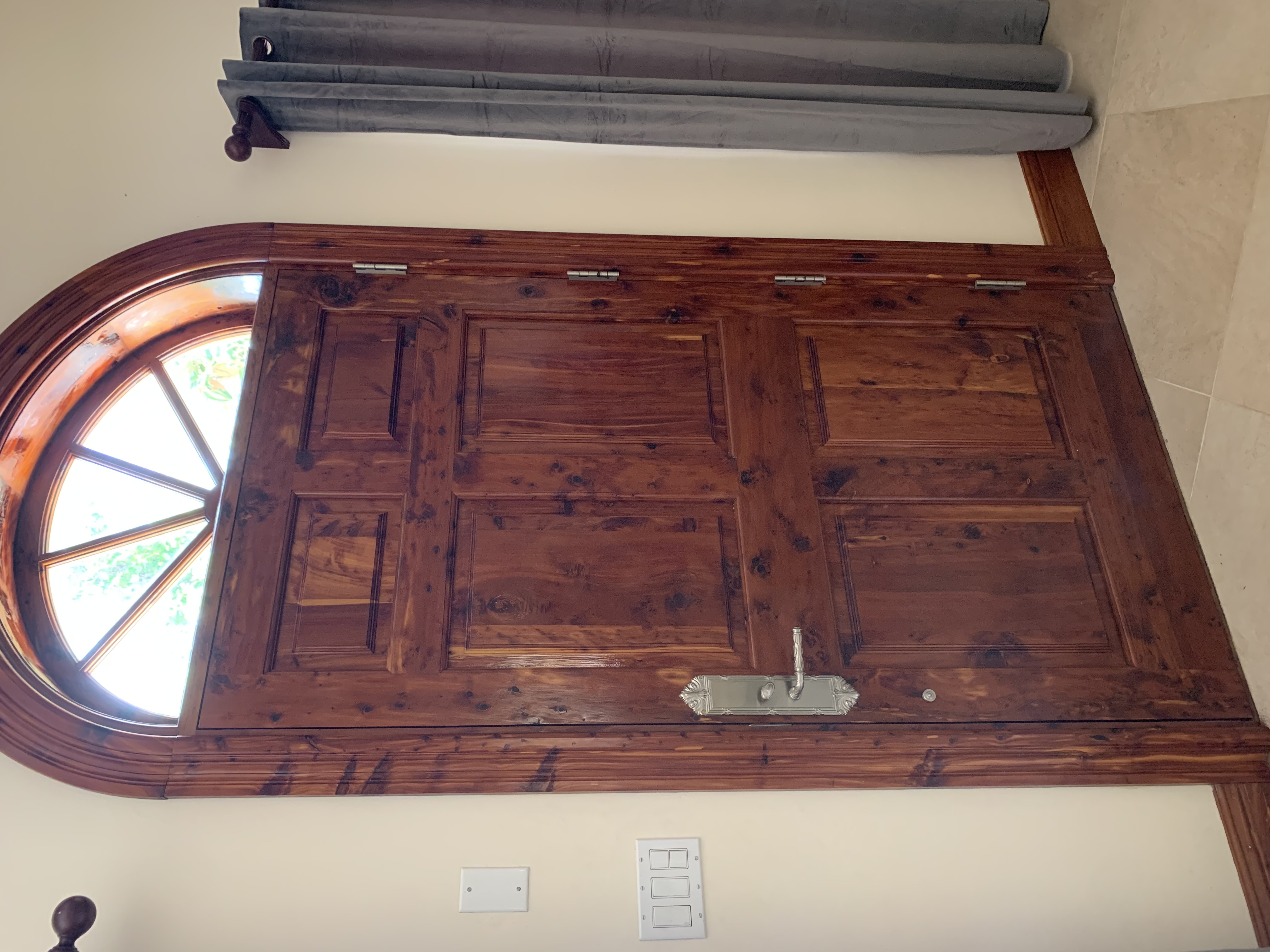 Cedar door